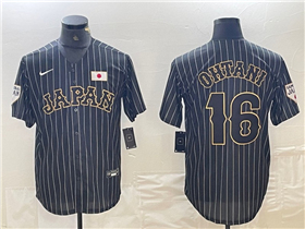 Japan Baseball #16 Shohei Ohtani Black 2023 World Baseball Classic Jersey