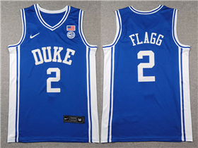 Duke Blue Devils #2 Cooper Flagg Blue College Basketball Jersey