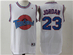 Space Jam Tune Squad #23 Michael Jordan White Movie Basketball Jersey