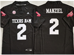 Texas A&M Aggies #2 Johnny Manziel Black College Football Limited Jersey
