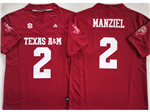 Texas A&M Aggies #2 Johnny Manziel Maroon College Football Limited Jersey