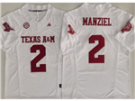 Texas A&M Aggies #2 Johnny Manziel White College Football Limited Jersey
