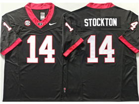 Georgia Bulldogs #14 Gunner Stockton Black College Football F.U.S.E. Limited Jersey