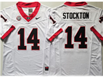 Georgia Bulldogs #14 Gunner Stockton White College Football F.U.S.E. Limited Jersey