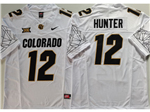 Colorado Buffaloes #12 Travis Hunter White College Football F.U.S.E. Limited Jersey
