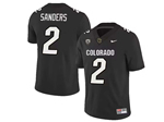 Colorado Buffaloes #2 Shedeur Sanders Black College Football Jersey