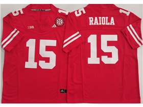 Nebraska Cornhuskers #15 Dylan Raiola Red College Football F.U.S.E. Limited Jersey