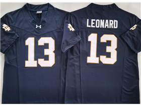 Notre Dame Fighting Irish #13 Riley Leonard Navy College Football Limited Jersey