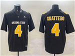 Arizona State Sun Devils #4 Cam Skattebo Black College Football F.U.S.E. Limited Jersey