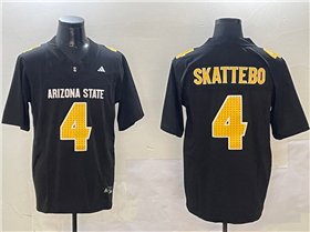Arizona State Sun Devils #4 Cam Skattebo Black College Football F.U.S.E. Limited Jersey