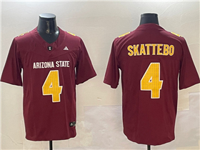 Arizona State Sun Devils #4 Cam Skattebo Red College Football F.U.S.E. Limited Jersey