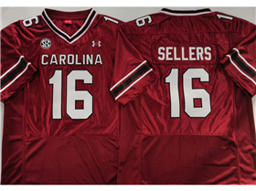 South Carolina Gamecocks #16 LaNorris Sellers Black College Football Jersey