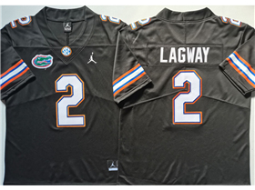 Florida Gators #2 DJ Lagway Black College Football Jersey