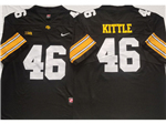 Iowa Hawkeyes #46 George Kittle Black College Football Jersey