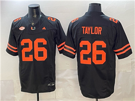 Miami Hurricanes #10 Malachi Toney Black College Football F.U.S.E. Limited Jersey