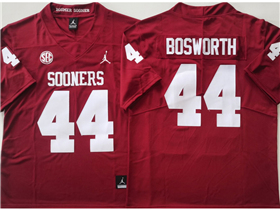 Oklahoma Sooners #44 Brian Bosworth Red College Football Jersey