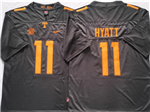 Tennessee Volunteers #11 Jalin Hyatt Dark Gray College Football Jersey