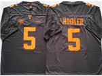 Tennessee Volunteers #5 Hendon Hooker Dark Gray College Football Jersey