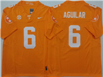 Tennessee Volunteers #6 Joey Aguilar Orange College Football F.U.S.E. Limited Jersey