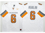 Tennessee Volunteers #6 Joey Aguilar White College Football F.U.S.E. Limited Jersey