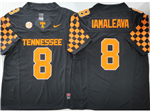 Tennessee Volunteers #8 Nico Iamaleava Dark Gray College Football F.U.S.E. Limited Jersey
