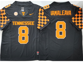 Tennessee Volunteers #8 Nico Iamaleava Dark Gray College Football F.U.S.E. Limited Jersey