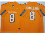 Tennessee Volunteers #8 Nico Iamaleava Orange College Football F.U.S.E. Limited Jersey