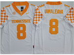 Tennessee Volunteers #8 Nico Iamaleava White College Football F.U.S.E. Limited Jersey