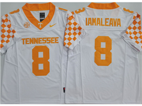 Tennessee Volunteers #8 Nico Iamaleava White College Football F.U.S.E. Limited Jersey