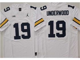 Michigan Wolverines #19 Bryce Underwood White College Football F.U.S.E. Limited Jersey