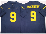 Michigan Wolverines #9 J.J. McCarthy Navy College Football F.U.S.E. Limited Jersey