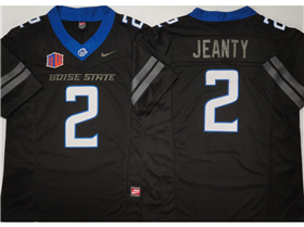 Boise State Broncos #2 Ashton Jeanty Black College Football F.U.S.E. Limited Jersey