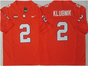 Clemson Tigers #2 Cade Klubnik Orange College Football F.U.S.E. Limited Jersey