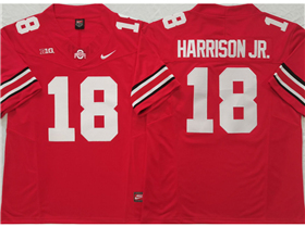 Ohio State Buckeyes #18 Marvin Harrison Jr. Red College Football F.U.S.E. Limited Jersey