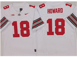 Ohio State Buckeyes #18 Will Howard White College Football F.U.S.E. Limited Jersey