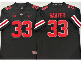 Ohio State Buckeyes #33 Jack Sawyer Black College Football Jersey