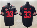 Ohio State Buckeyes #33 Jack Sawyer Black 2025 College National Championship Limited Jersey