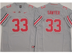 Ohio State Buckeyes #33 Jack Sawyer Gray College Football F.U.S.E. Limited Jersey