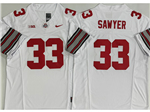 Ohio State Buckeyes #33 Jack Sawyer White College Football F.U.S.E. Limited Jersey