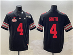 Ohio State Buckeyes #4 Jeremiah Smith Black 2025 College National Championship Limited Jersey