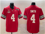 Ohio State Buckeyes #4 Jeremiah Smith Red 2025 College National Championship Limited Jersey