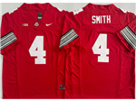 Ohio State Buckeyes #4 Jeremiah Smith Red College Football F.U.S.E. Limited Jersey