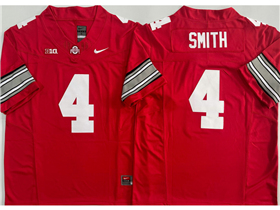 Ohio State Buckeyes #4 Jeremiah Smith Red College Football F.U.S.E. Limited Jersey
