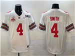 Ohio State Buckeyes #4 Jeremiah Smith White 2025 College National Championship Limited Jersey