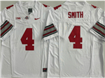 Ohio State Buckeyes #4 Jeremiah Smith White College Football F.U.S.E. Limited Jersey