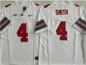 Ohio State Buckeyes #4 Jeremiah Smith White College Football F.U.S.E. Limited Jersey