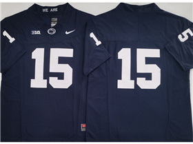 Penn State Nittany Lions #15 Drew Allar Navy College Football F.U.S.E. Limited Jersey