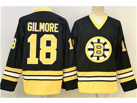 Boston Happy Gilmore #18 Adam Sandler 1996 Movie Ice Hockey Jersey