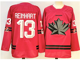 2026 Winter Olympics Team Canada #13 Sam Reinhart Home Red Hockey Jersey
