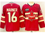 2025 4 Nations Face-Off Team Canada #16 Mitchell Marner Red Hockey Jersey